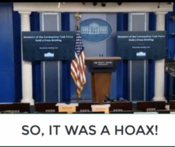 White House Hot Mic Covid is a Hoax